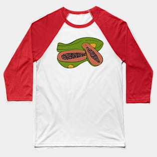 pretty pink papaya Baseball T-Shirt